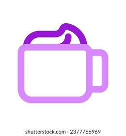 Editable cafe latte vector icon. Cafe, coffee shop, restaurant, drink, beverages. Part of a big icon set family. Perfect for web and app interfaces, presentations, infographics, etc