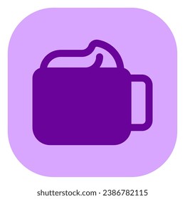 Editable cafe latte vector icon. Cafe, coffee shop, restaurant, drink, beverages. Part of a big icon set family. Perfect for web and app interfaces, presentations, infographics, etc