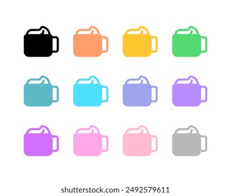 Editable cafe latte vector icon. Cafe, coffee shop, restaurant, drink, beverages. Part of a big icon set family. Perfect for web and app interfaces, presentations, infographics, etc