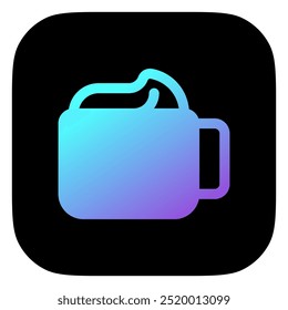 Ícone de vetor café em café editável. Café, cafeteria, restaurante, bebida, bebidas. Parte de uma grande família de conjuntos de ícones. Perfeito para interfaces web e app, apresentações, infográficos, etc