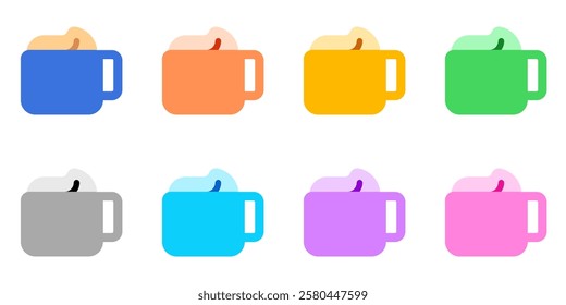 Editable cafe latte vector icon. Cafe, coffee shop, restaurant, drink, beverages. Part of a big icon set family. Perfect for web and app interfaces, presentations, infographics, etc