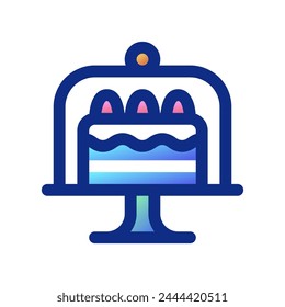 Editable cake display vector icon. Bakery, cooking, food. Part of a big icon set family. Perfect for web and app interfaces, presentations, infographics, etc