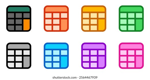 Editable calculator vector icon. Mathematics, finance. Part of a big icon set family. Perfect for web and app interfaces, presentations, infographics, etc