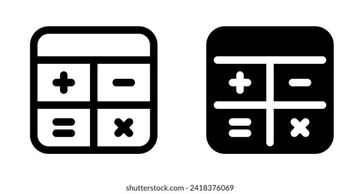 Editable calculator vector icon. Part of a big icon set family. Finance, business, investment, accounting. Perfect for web and app interfaces, presentations, infographics, etc