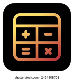 Editable calculator vector icon. Part of a big icon set family. Finance, business, investment, accounting. Perfect for web and app interfaces, presentations, infographics, etc