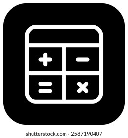 Editable calculator vector icon. Part of a big icon set family. Finance, business, investment, accounting. Perfect for web and app interfaces, presentations, infographics, etc