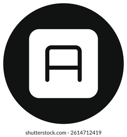 Editable camera auto mode, A letter vector icon. Part of a big icon set family. Perfect for web and app interfaces, presentations, infographics, etc