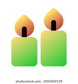 Editable candles vector icon. Wellness, spa, relaxation. Part of a big icon set family. Perfect for web and app interfaces, presentations, infographics, etc