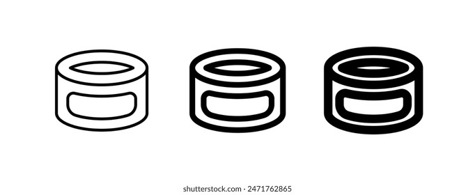 Editable canned food vector icon. Part of a big icon set family. Perfect for web and app interfaces, presentations, infographics, etc