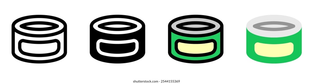 Editable canned food vector icon. Part of a big icon set family. Perfect for web and app interfaces, presentations, infographics, etc