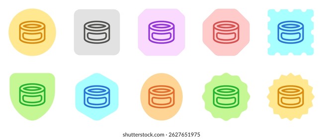 Editable canned food vector icon. Part of a big icon set family. Perfect for web and app interfaces, presentations, infographics, etc