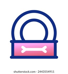 Icono de vector de comida para mascotas enlatada editable. Veterinario, animal, cuidado de mascotas, tienda de mascotas. Parte de una gran familia de iconos. Perfecto para negocios, interfaces web y aplicaciones, presentaciones, infografías, etc