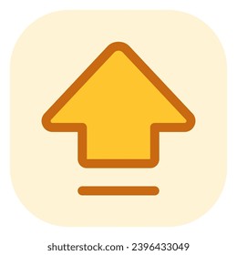 Editable capslock arrow vector icon. Part of a big icon set family. Perfect for web and app interfaces, presentations, infographics, etc