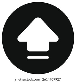 Editable capslock arrow vector icon. Part of a big icon set family. Perfect for web and app interfaces, presentations, infographics, etc