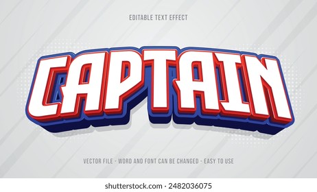 Editable captain america text effect