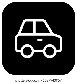 Editable car vector icon. Vehicles, transportation, travel. Part of a big icon set family. Perfect for web and app interfaces, presentations, infographics, etc