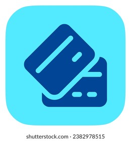 Icono de vector de pago de tarjeta modificable. Parte de una familia de iconos grandes. Perfecto para interfaces web y de aplicaciones, presentaciones, infografías, etc