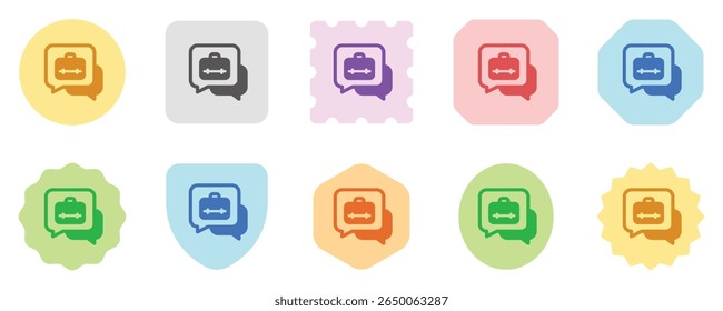 Consultoria de carreira editável, consultoria, serviço, profissão vetor ícone. Negócios, trabalho, trabalho. Parte de uma grande família de conjuntos de ícones. Perfeito para interfaces web e app, apresentações, infográficos, etc