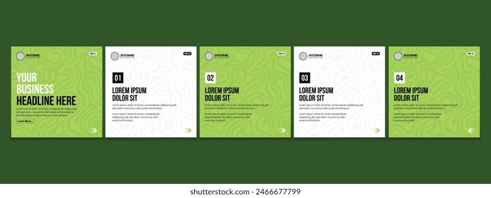 Editable carousel post, creative social media carousel template, modern and editable business carousel template design