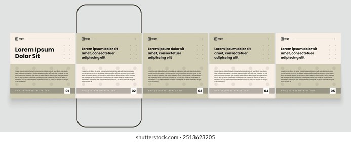 Editable carousel post, creative social media carousel template, modern and editable business carousel template design