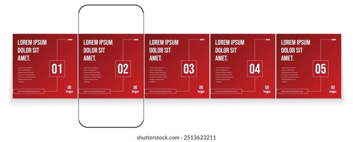 Editable carousel post, creative social media carousel template, modern and editable business carousel template design