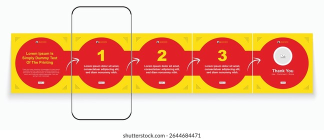 Editable carousel post, creative social media carousel template, modern and editable business carousel template design