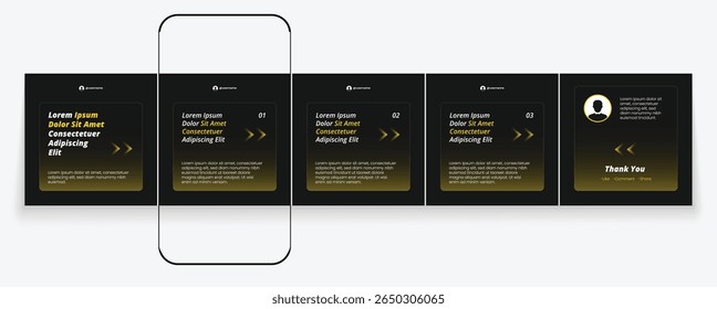 Editable carousel post, creative social media carousel template, modern and editable business carousel template design