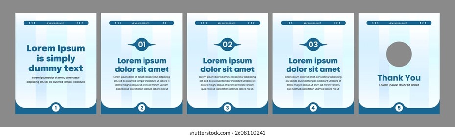 editable carousel slide template for social media posts