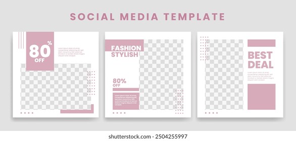 editable carousel template for social media posts, promotion sale template