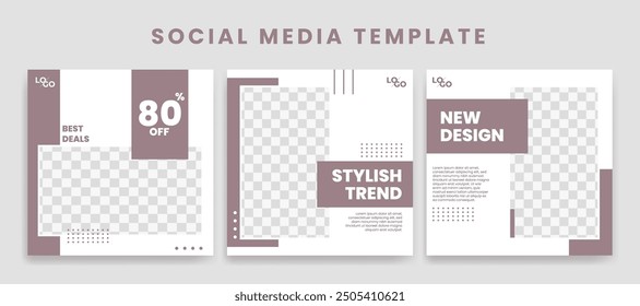 editable carousel template for social media posts, promotion sale template