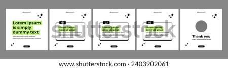 editable carousel template for social media posts