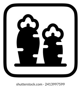 Editable carrot vector icon. Vegetable, plant farm. Part of a big icon set family. Perfect for web and app interfaces, presentations, infographics, etc