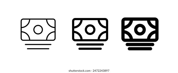 Editable cash, banknote vector icon. Part of a big icon set family. Finance, business, investment, accounting. Perfect for web and app interfaces, presentations, infographics, etc