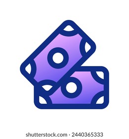 Icono de vector de pago, dinero, dinero y efectivo editable. Parte de una gran familia de iconos. Perfecto para interfaces web y aplicaciones, presentaciones, infografías, etc