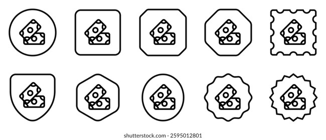Editable cash, money, payment vector icon. Part of a big icon set family. Perfect for web and app interfaces, presentations, infographics, etc