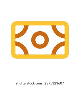 Efectivo editable, pago, icono vector de billetes. Parte de una familia de iconos grandes. Finanzas, negocios, inversión, contabilidad. Perfecto para interfaces web y de aplicaciones, presentaciones, infografías, etc