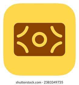 Efectivo editable, pago, icono vector de billetes. Parte de una familia de iconos grandes. Finanzas, negocios, inversión, contabilidad. Perfecto para interfaces web y de aplicaciones, presentaciones, infografías, etc
