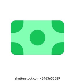 Icono editable de efectivo, pago, Vector de billete. Parte de una gran familia de iconos. Finanzas, negocios, inversiones, contabilidad. Perfecto para interfaces de Web y App, presentaciones, infografías, etc
