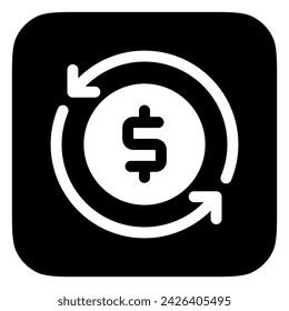 Editable cashflow vector icon. Part of a big icon set family. Perfect for web and app interfaces, presentations, infographics, etc