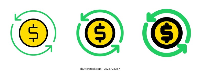 Editable cashflow vector icon. Part of a big icon set family. Perfect for web and app interfaces, presentations, infographics, etc