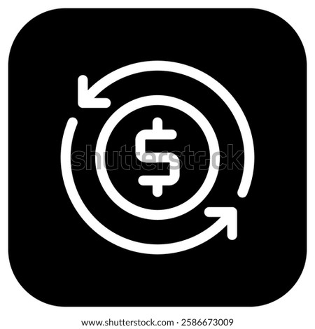 Editable cashflow vector icon. Part of a big icon set family. Perfect for web and app interfaces, presentations, infographics, etc