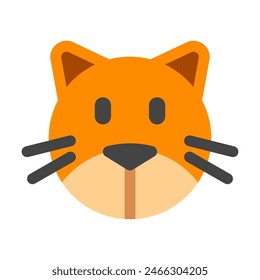 Editable cat head vector icon. Veterinary, animal, pet care, pet shop. Part of a big icon set family. Perfect for business, web and app interfaces, presentations, infographics, etc