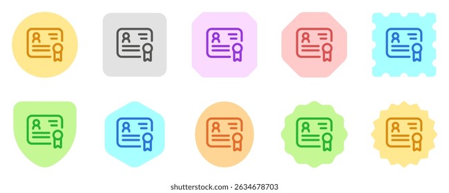 Editable certificate, diploma, education, course, training, document vector icon. Work, job, office. Part of a big icon set family. Perfect for web and app interfaces, presentations, infographics, etc