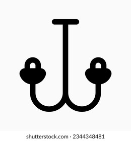Editable chandelier vector icon. Part of a big icon set family. Perfect for web and app interfaces, presentations, infographics, etc