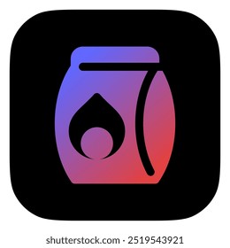 Icono de Vector de paquete de carbón editable. Parte de una gran familia de iconos. Perfecto para interfaces de Web y App, presentaciones, infografías, etc