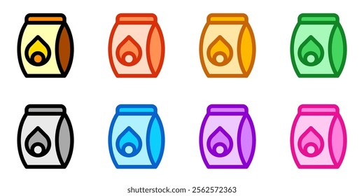 Editable charcoal pack vector icon. Part of a big icon set family. Perfect for web and app interfaces, presentations, infographics, etc