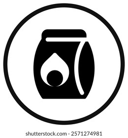 Editable charcoal pack vector icon. Part of a big icon set family. Perfect for web and app interfaces, presentations, infographics, etc