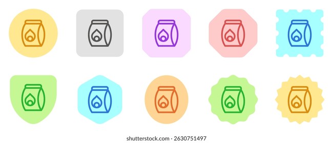 Editable charcoal pack vector icon. Part of a big icon set family. Perfect for web and app interfaces, presentations, infographics, etc