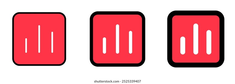Editable chart graph vector icon. Part of a big icon set family. Perfect for web and app interfaces, presentations, infographics, etc