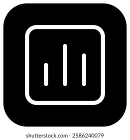 Editable chart graph vector icon. Part of a big icon set family. Perfect for web and app interfaces, presentations, infographics, etc